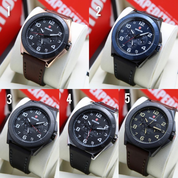 Expedition Pria 6823 E6823 E 6823 Original Leather Strap