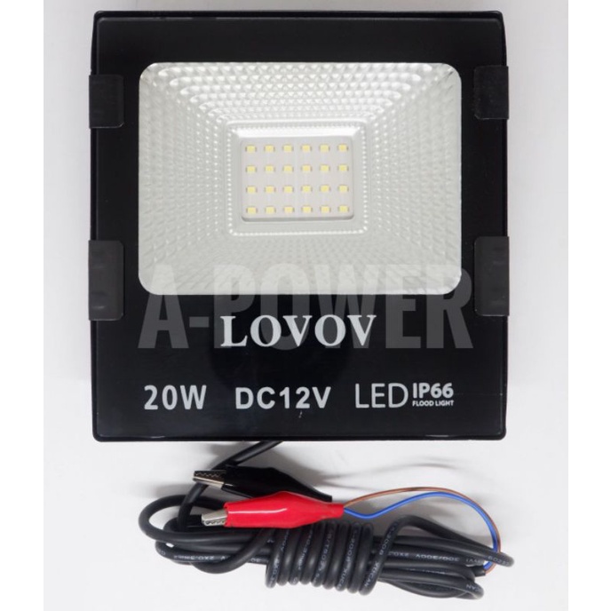 Lovov - Lampu LED Sorot DC 20W Putih