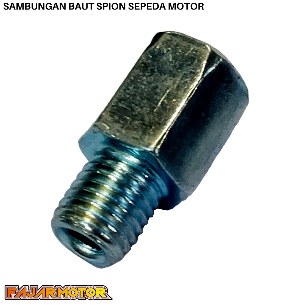 BAUT PENINGGI SAMBUNGAN SPION MOTOR DRAT 14 12