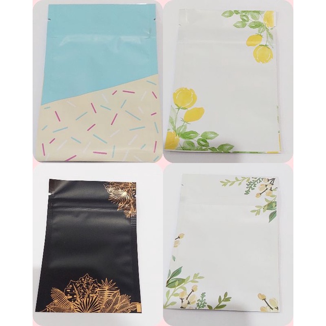 ZIPLOCK SACHET MOTIF WARNA MEWAH ZIPPER SACHET 8x12