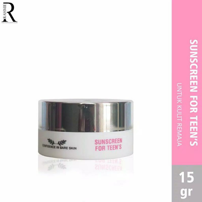 Rahmie Clinic Whitening Sunscreen Teens Series 15gr ( day cream )