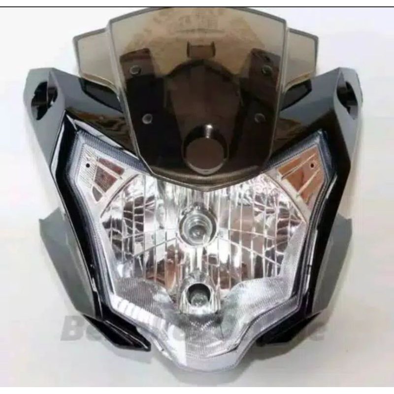 batok New Vixion advance (hitam,merah,putih) headlamp vixion
