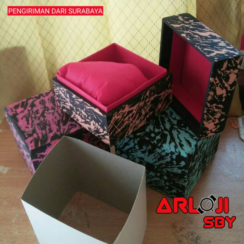 Box kotak jam tangan kayu polos box kayu hadiah /box aksecories