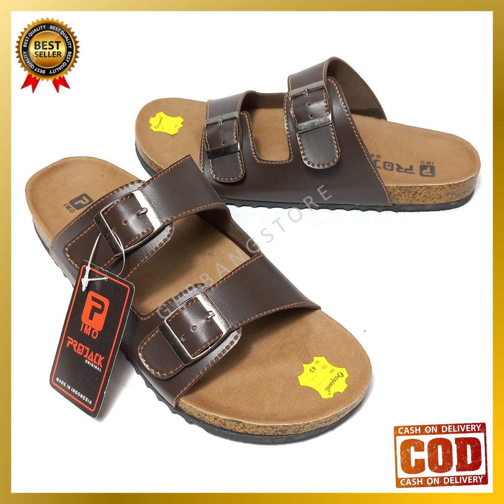 Sandal Pria Model Puyuh Dua Gesper Projack PC 02