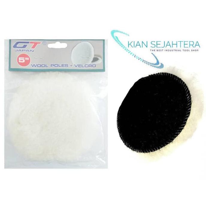 |Ready| Poles Wol 5 Inchi Gt Wol Poles Velcro Kain Poles Dengan Perekat Velcro