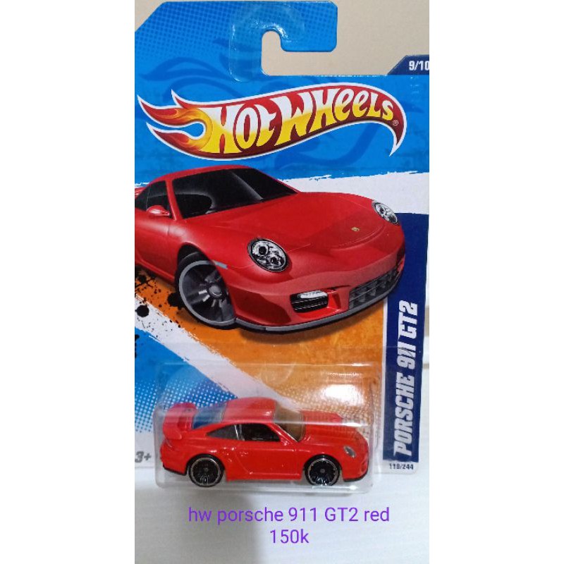Hotwheel porsche 911 GT2 red