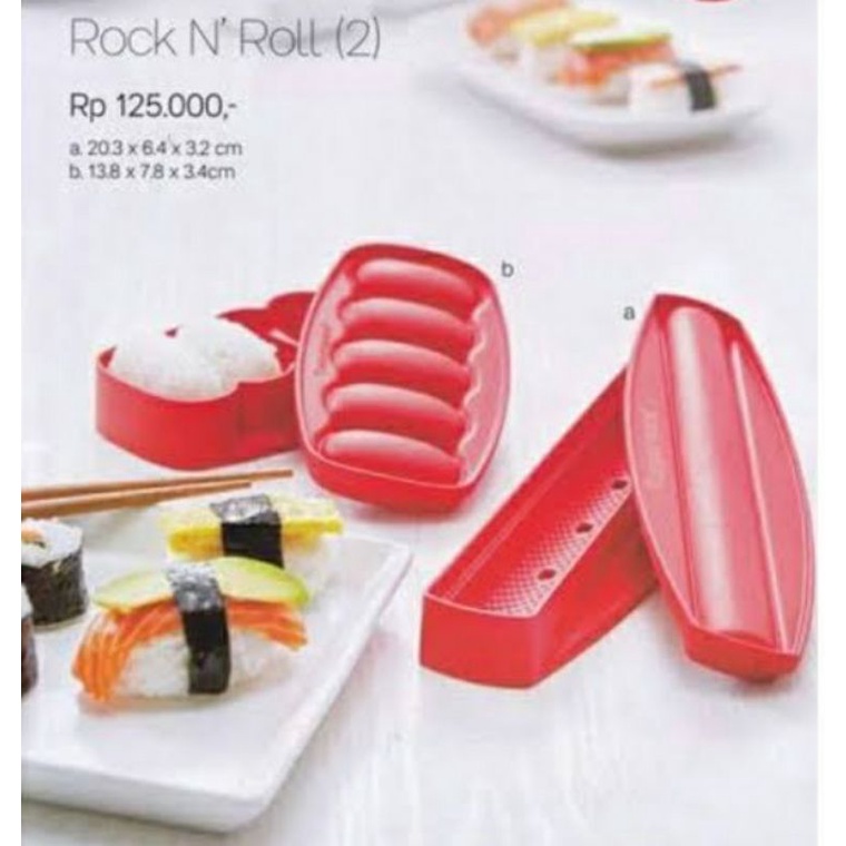 maki n nigiri sushi maker Tupperware (cetakan sushi) HK 125k