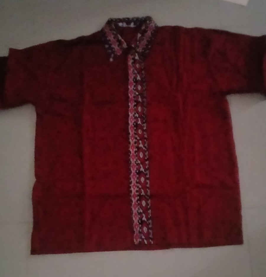 Aska Couple, Batik Couple Keluarga|| Sarimbit Keluarga Motif Mega Mendung Merah Terbaru