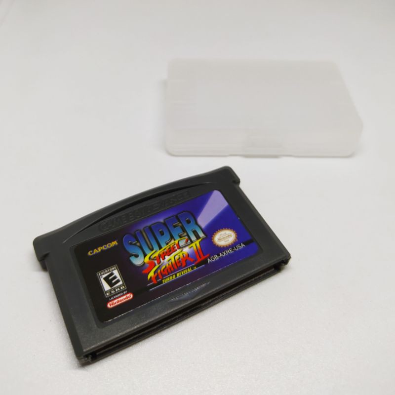 Kaset Gameboy Advance Super Street Fighter 2 Turbo Revival Cartridge NDS Nintendo DS Lite retro