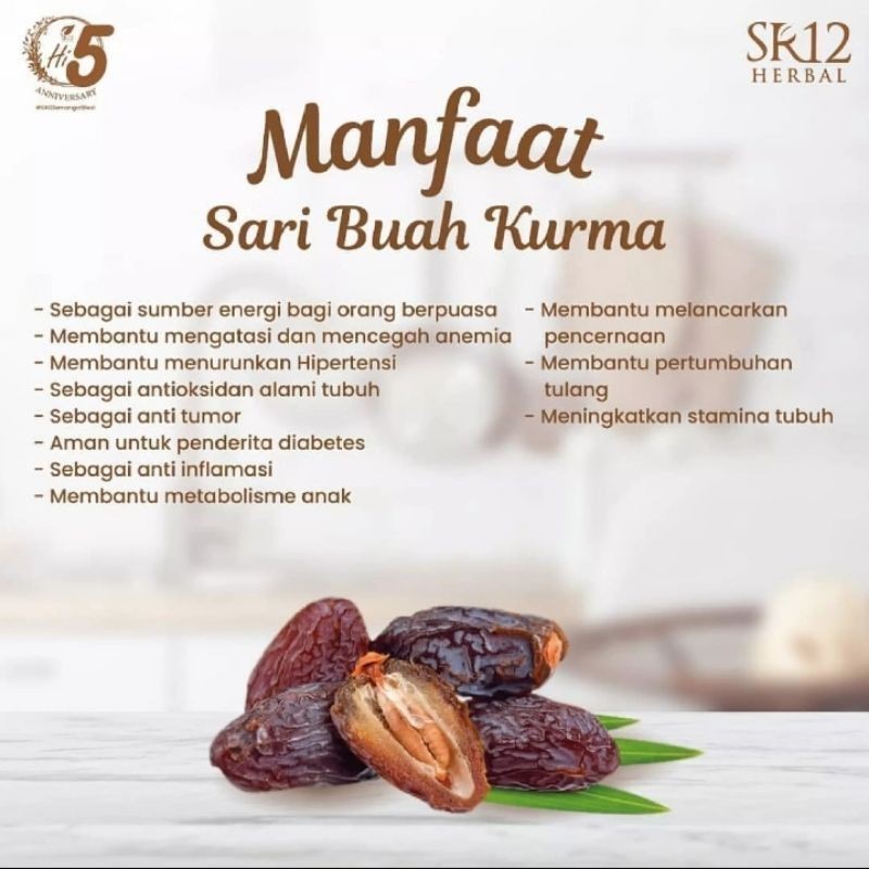 

Sari Buah Kurma Sr12 Kaya Manfaat