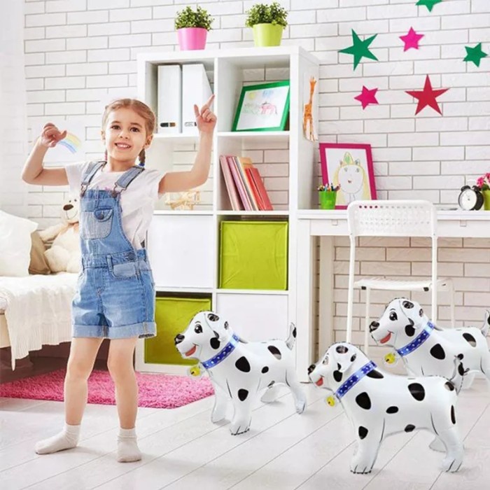 Balon Foil Hewan / Binatang Anjing Dalmation 3D Full Body / Animal Dog