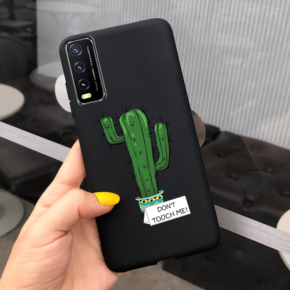 Soft Case Vivo Y20 Y20i Y30 Y50 Y30i Y11s Y12s Y20s 2021 2020 Casing Fashion Leopard Matte Cover Vivo 1938 1935 V2029 Case-TGhei1617