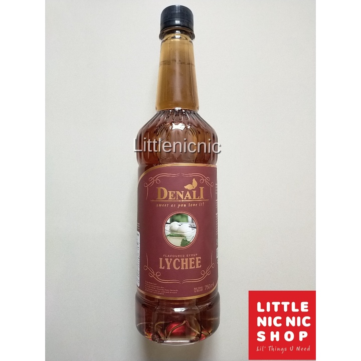 

Denali Lychee Flavoured Syrup 750 ML sirup rasa leci minuman cafe