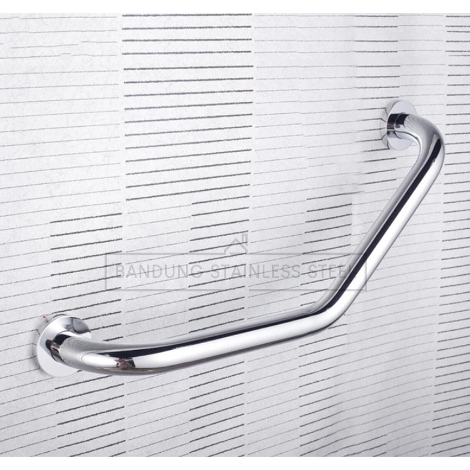 Sus 304 2.5  grip bar Pegangan kamar mandi 40cm bathub toilet stainless