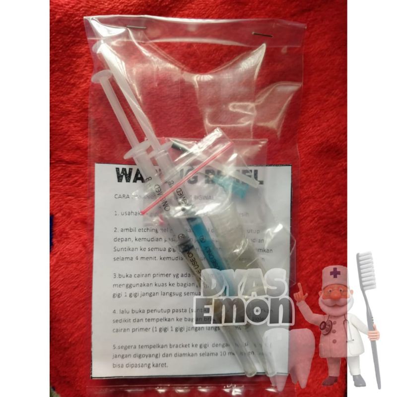 Lem diamod gigi lem permata gigi lem behel original