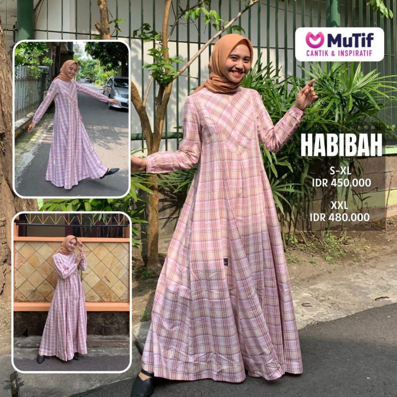 Habibah gamis original Mutif