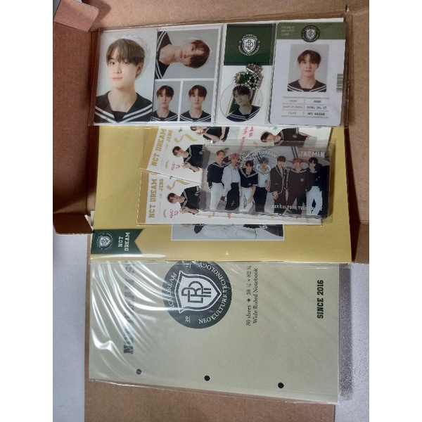 NCT Dream Back To School B2S Jeno Lee ver Fullset Unsealed Photocard PC