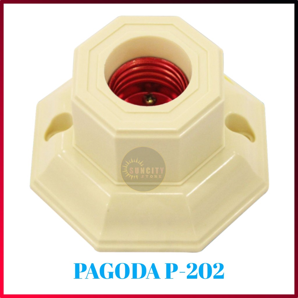 Pagoda Fiting Lampu Plafon P201 , P202 , P203