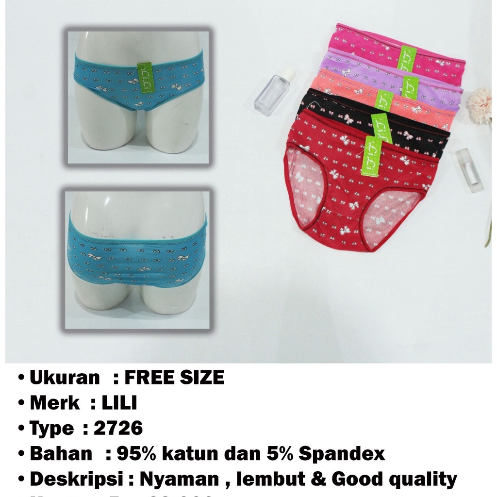 CD Celana Dalam Wanita LILI Motif Pita