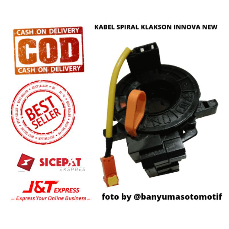 KABEL SPIRAL KLAKSON NEW INNOVA FORTUNER YARIS VIOS SPIRAL KABEL INNOVA NEW FORTUNER INNOVA  (AUDIO 