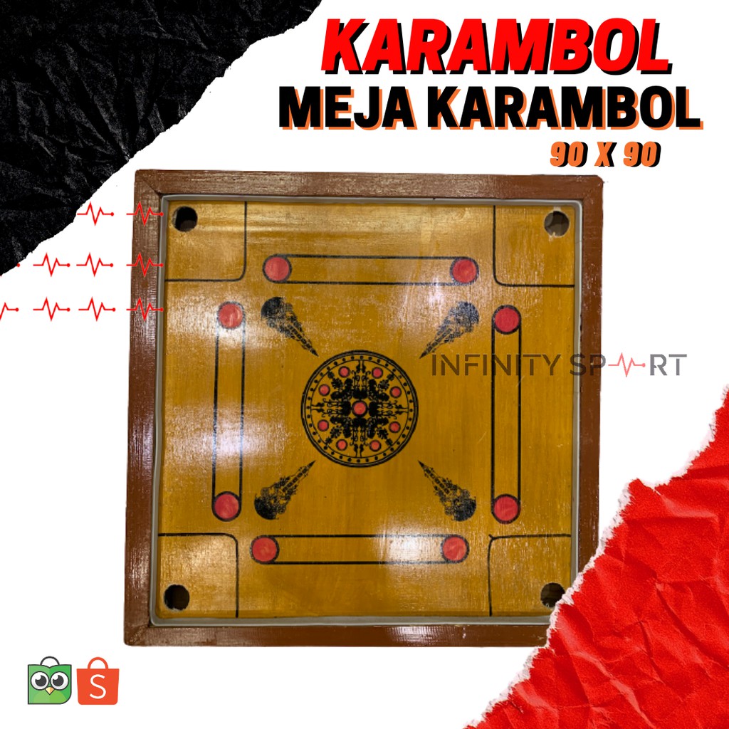 Meja Karambol (90 X 90) / (90 CM X 90 CM)