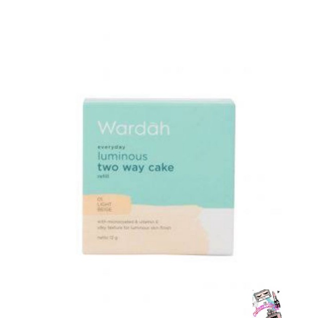 ☃Cutezz_Ching1☃Wardah Refill Everyday Luminous Two Way Cake