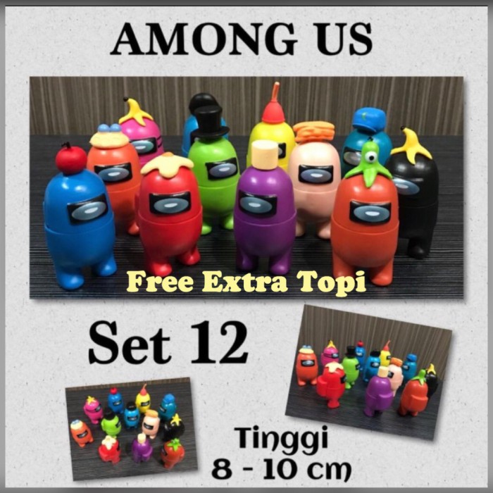 MAINAN ACTION FIGURE MAF91 AMONG US IMPOSTOR SET ISI 12