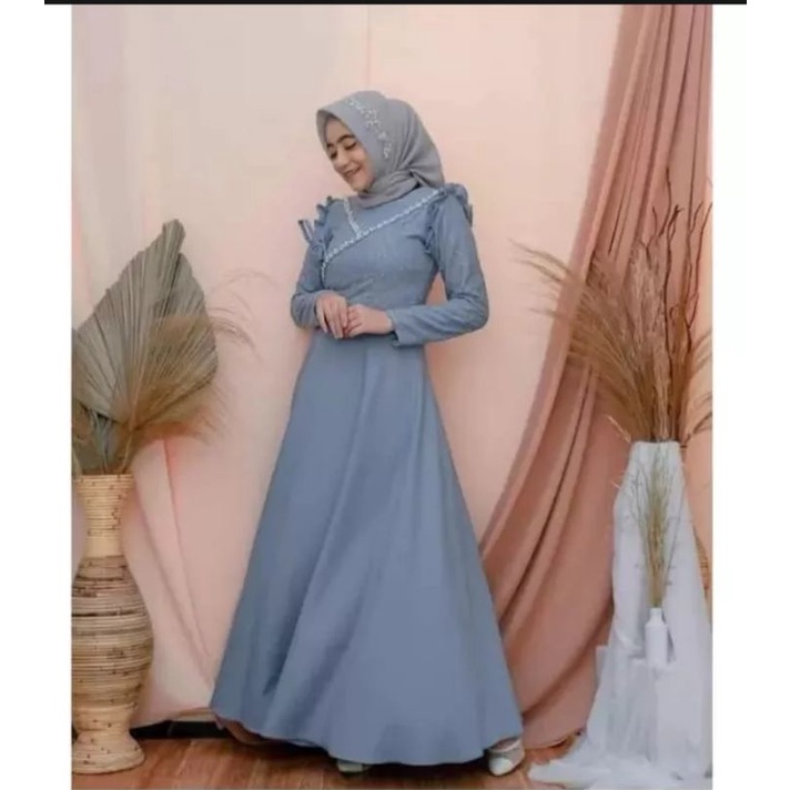 gaun pesta dress muslimah lolita