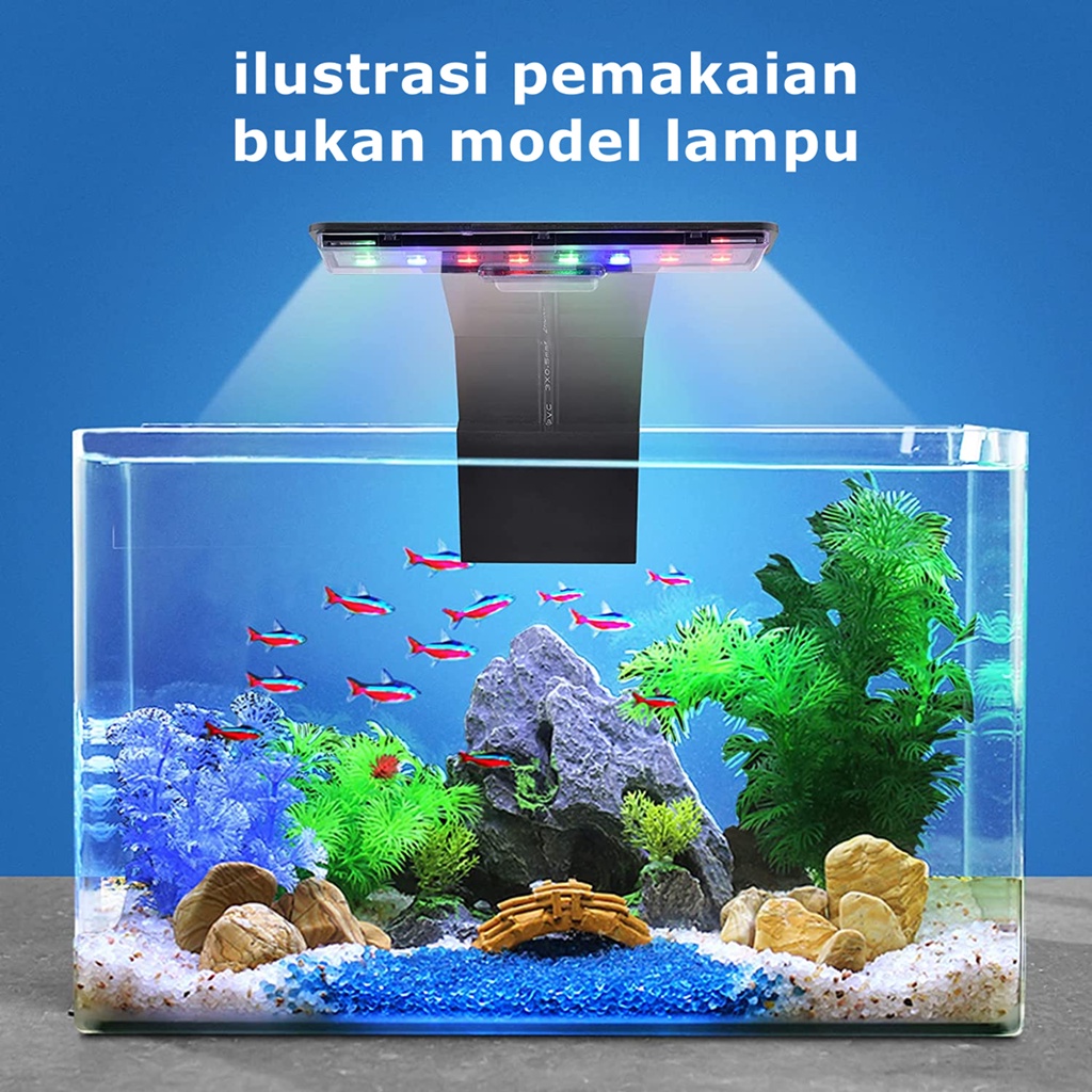 LED X3 Ultrathin Clamping Light Lampu Jepit Aquarium Aquascape