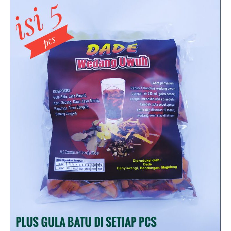 

wedang uwuh komplit
