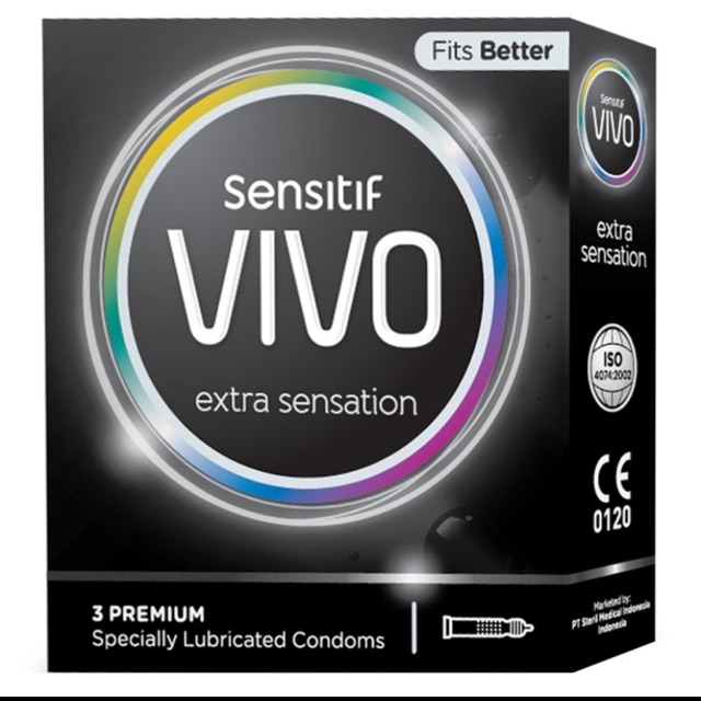 Kondom Vivo Extra Sensation Isi 3