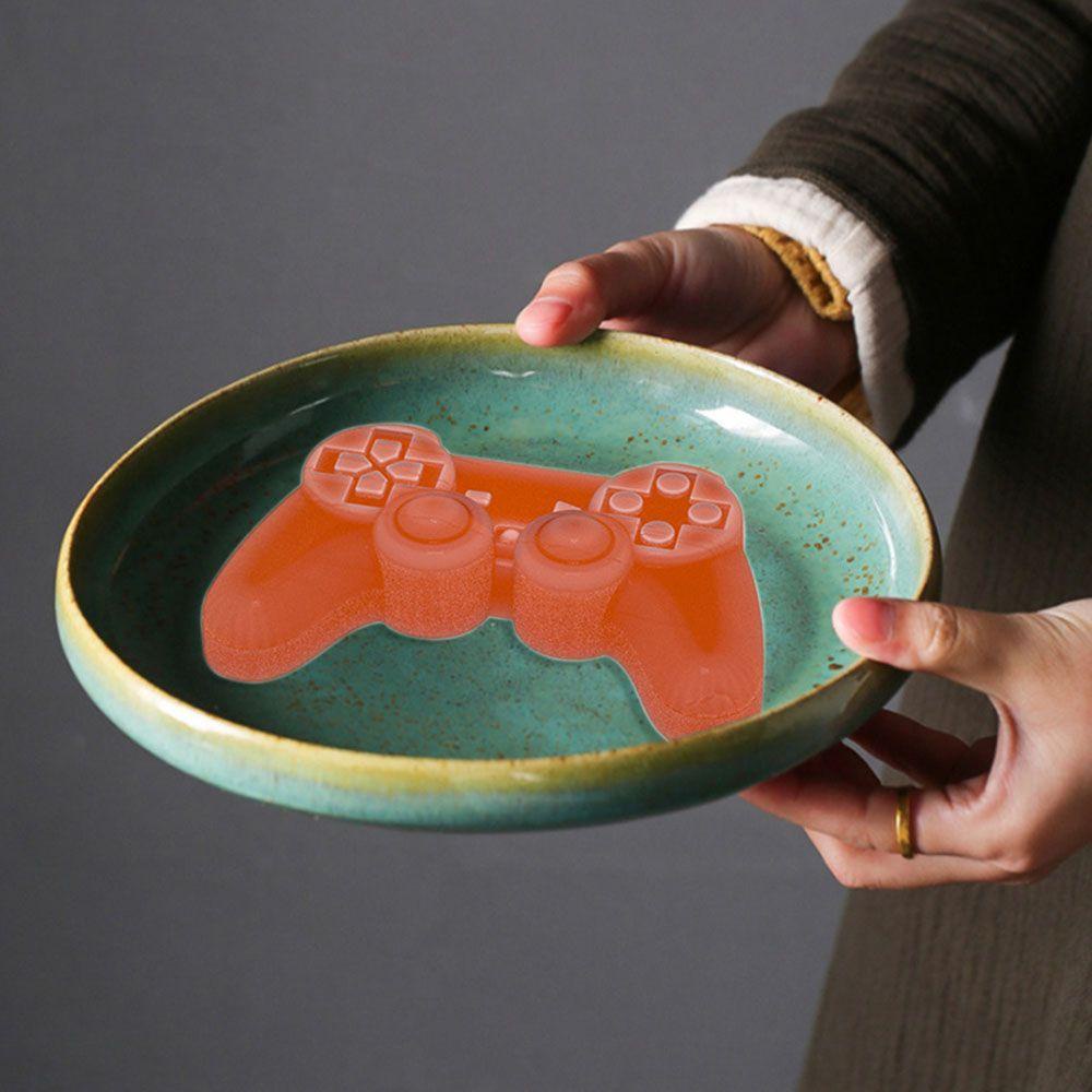 Solighter Game Controller Perhiasan Alat Buatan Tangan Es Batu Epoxy Resin Game Fun Silicone Mold