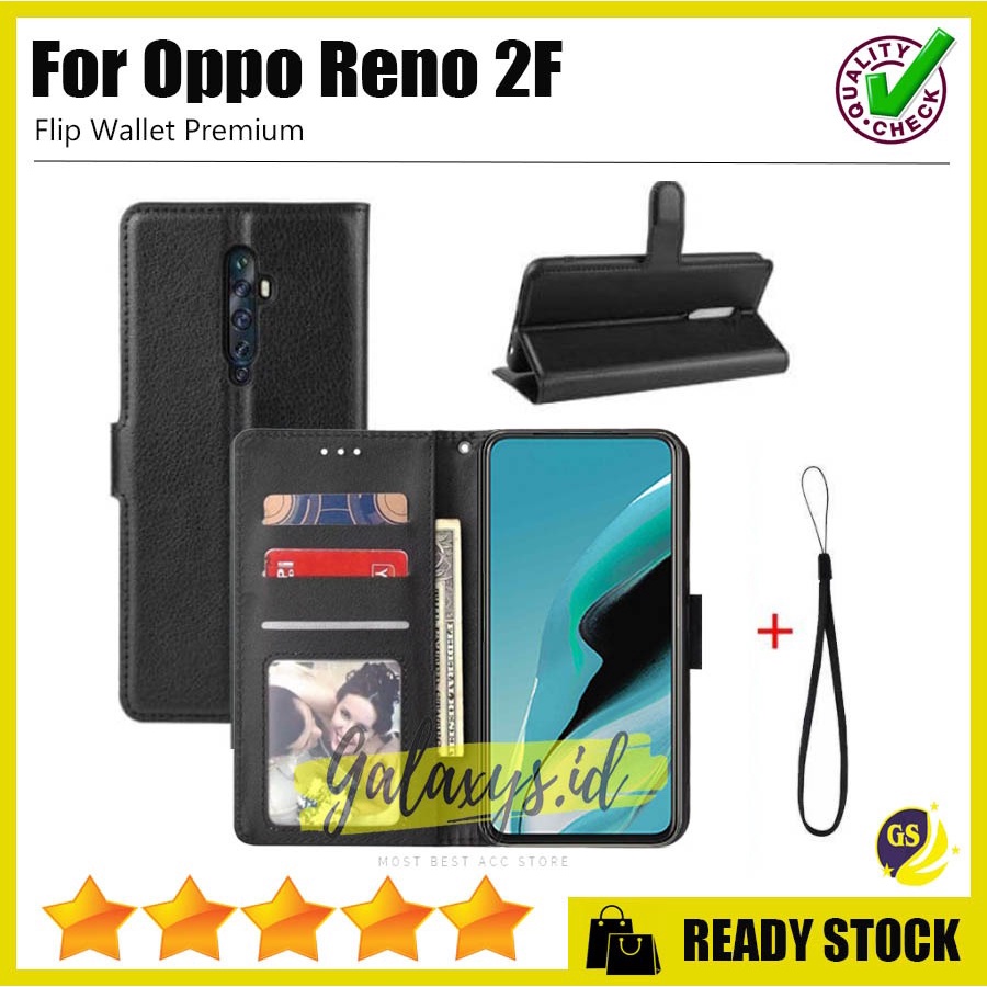 Case Oppo Reno 6 4G Reno 6 5G Reno 5 5F 4F 4 Pro 3 Pro 2 2f Ace 6.4 Reno 10x zoom Flip Wallet Leather Cover Dompet Kulit