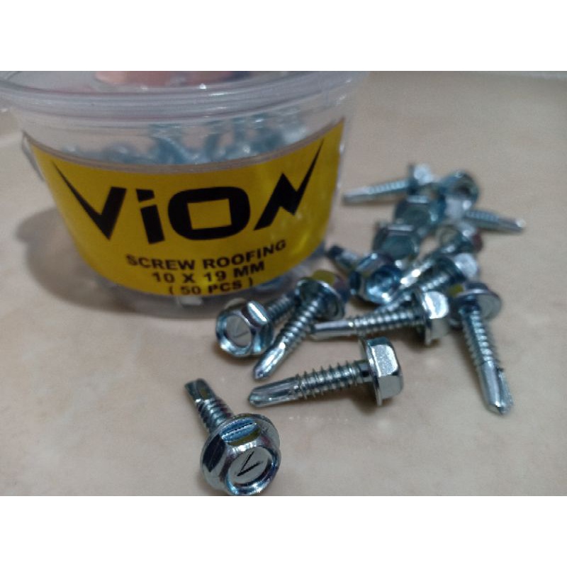 SEKRUP ROOFING 10 X 19 (50 PCS/CUP)