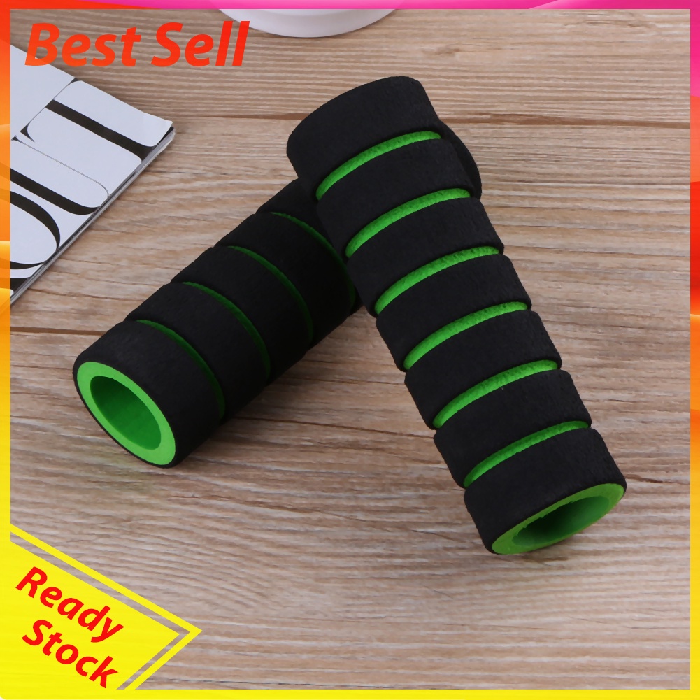 1 Pair Mountain Bike Bicycle Handle Bar Sponge Grip Cover Bar Grips Sleeve