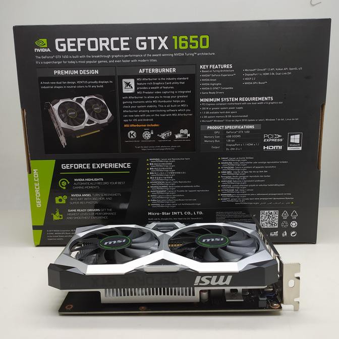 Gtx 1650 ventus