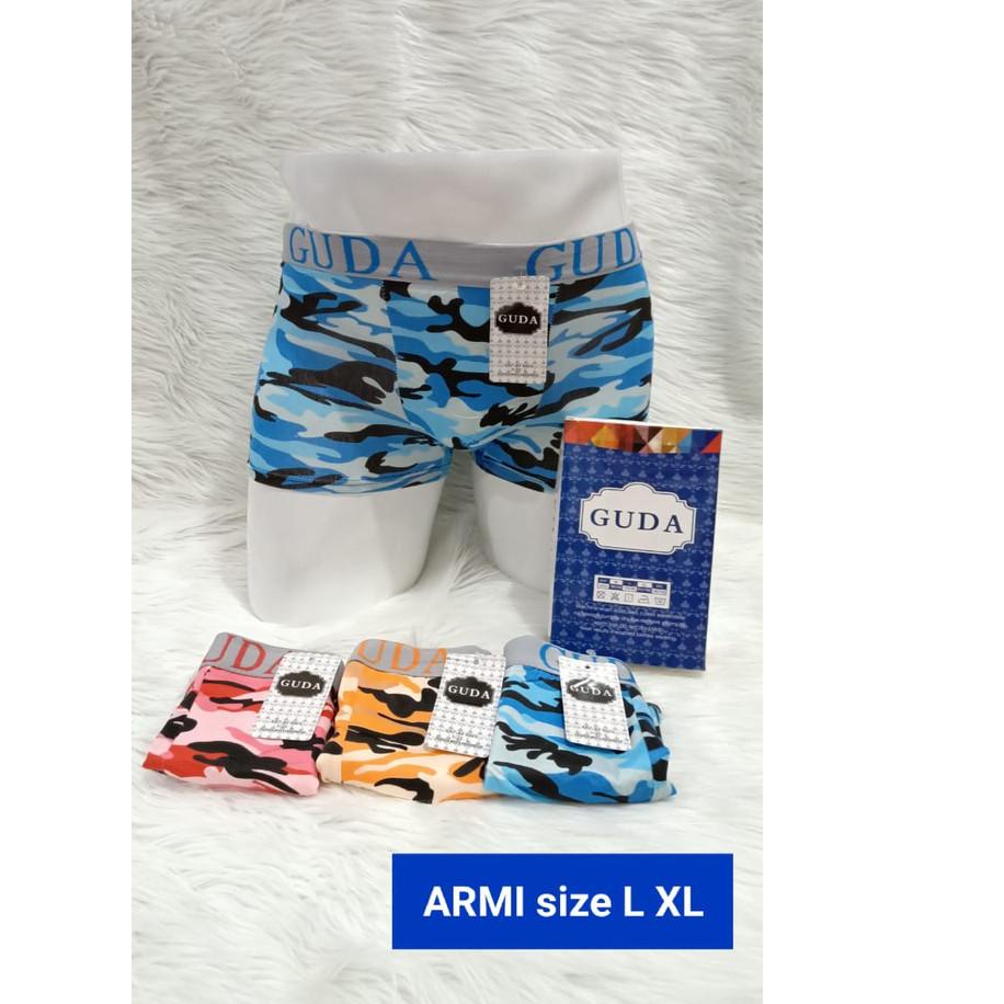 Hot Sale -   3 PCS BOXER PRIA | CELANA DALAM BOXER PRIA GUDA ,,