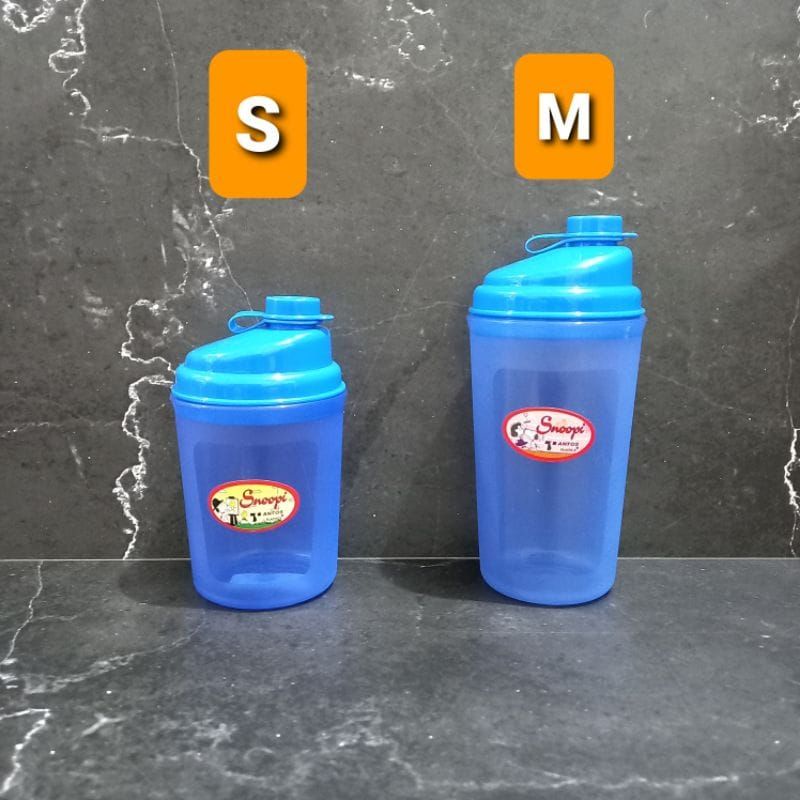 GELAS MINUM ANAK DENGAN TUTUP FLIP TOP BOTOL MINUM TUMBLER SNOOPY SMALL &amp; MEDIUM