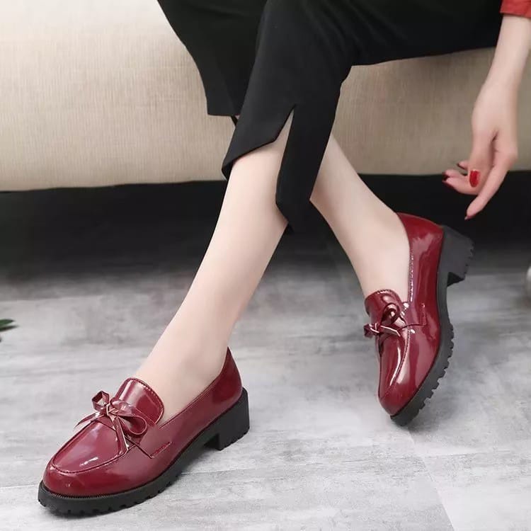 SEPATU WANITA LOAFERS / SEPATU FLAT DOCMART STYLE PITA PREMIUM 007