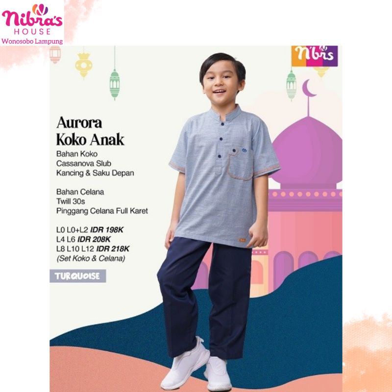Nibras Setelan Koko Anak Aurora