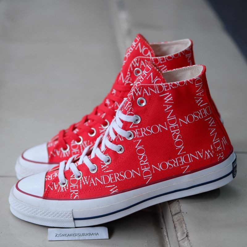 JW Anderson x Converse Chuck Taylor 1970s Hi Red CT 70 CT 70s