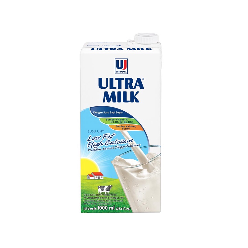 

Ultra Susu Cair Low Fat 1000Ml - Alhanan/04