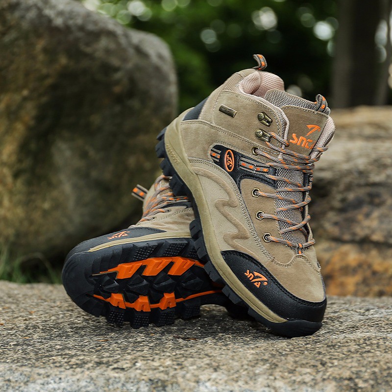 Sepatu Gunung Snta 471 Beige Trekking/Hiking/Adventure/Outdoor F-16