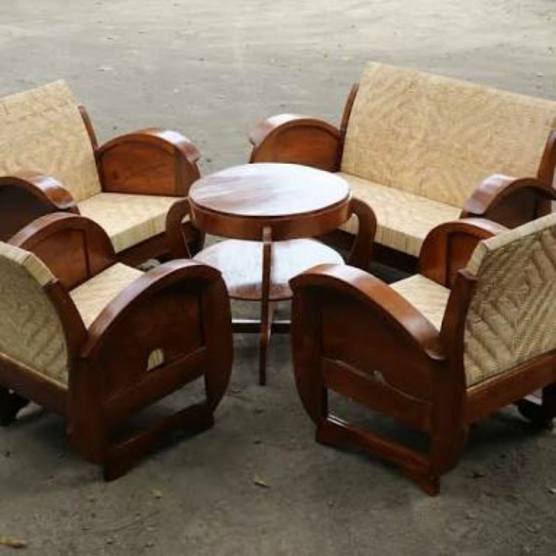 set meja kursi antik/kursi tamu/kursi sedan kayu jati
