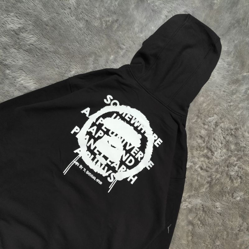 Sweater Hoodie Aape Univers Spray Fulltag &amp; Lebel