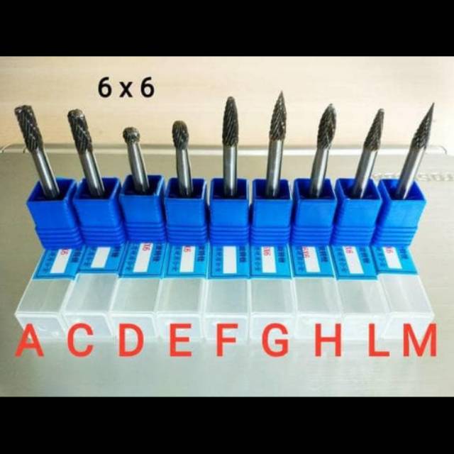 ROTARY FILE / MATA ROTARY / CARBIDE ROTARY FILE 6X6