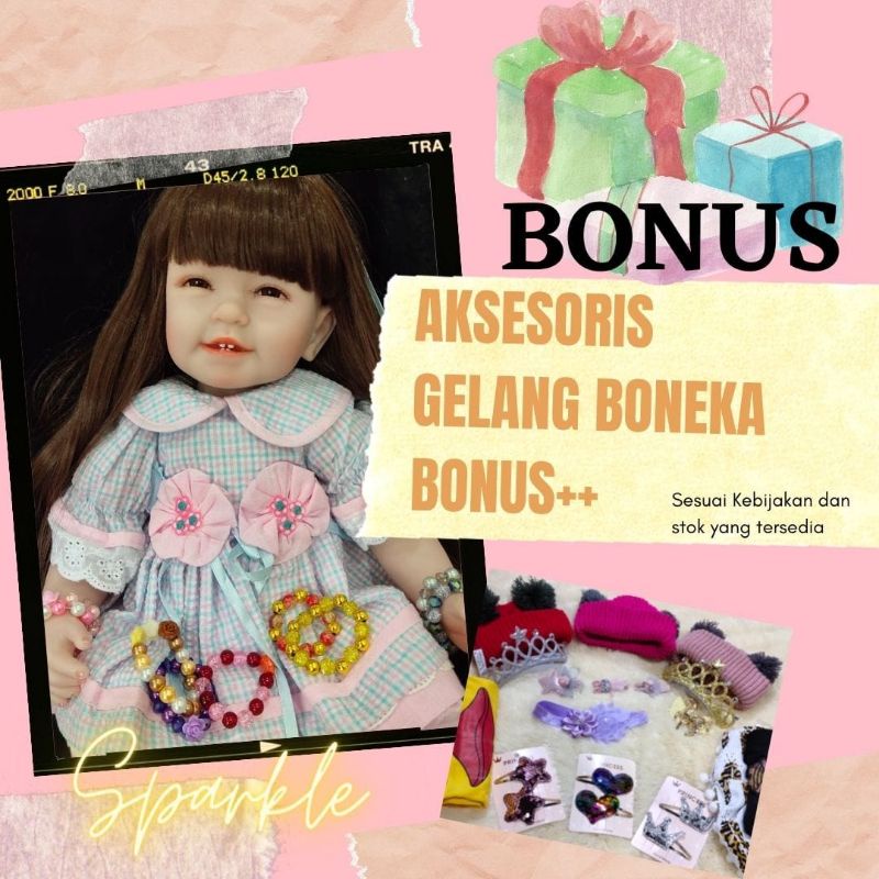 Boneka Reborn Bayi Unik Afrika Original Premium 60 cm