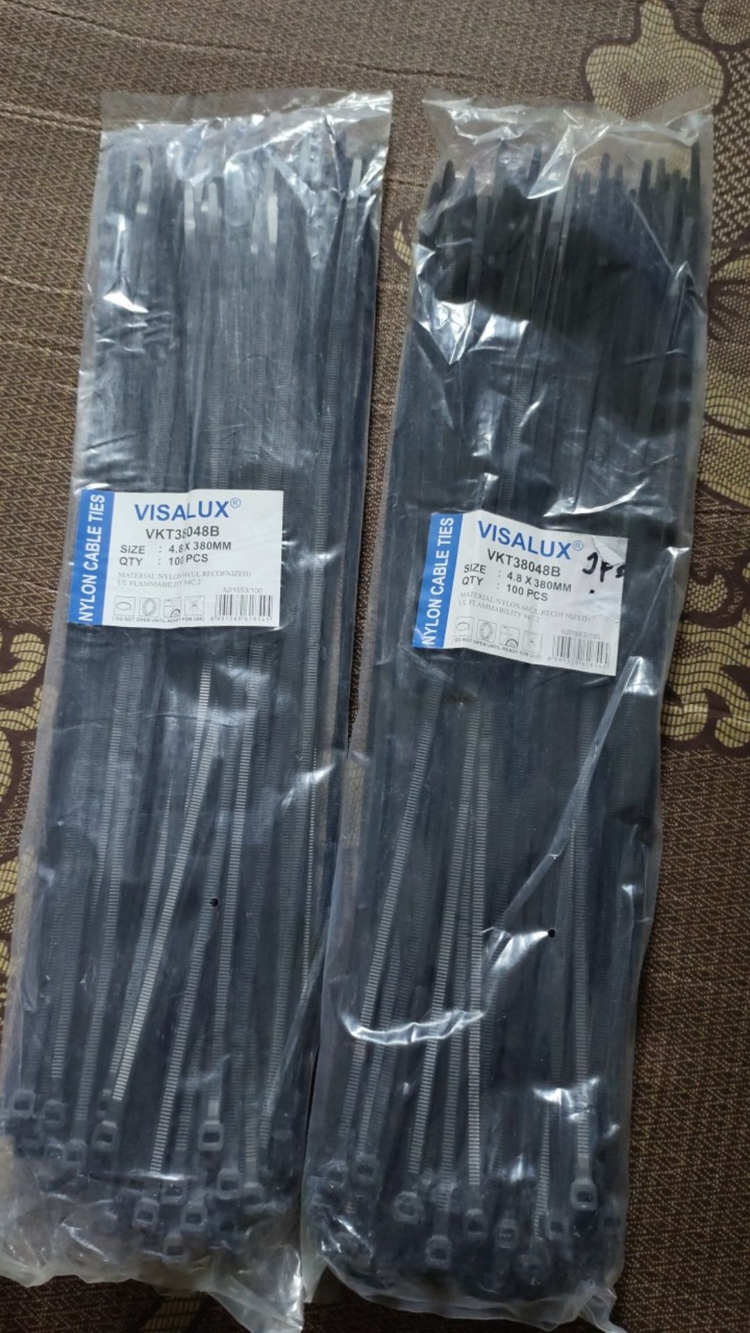 Visalux Nylon Cable Ties 4.8 X 380 Mm (100pcs)