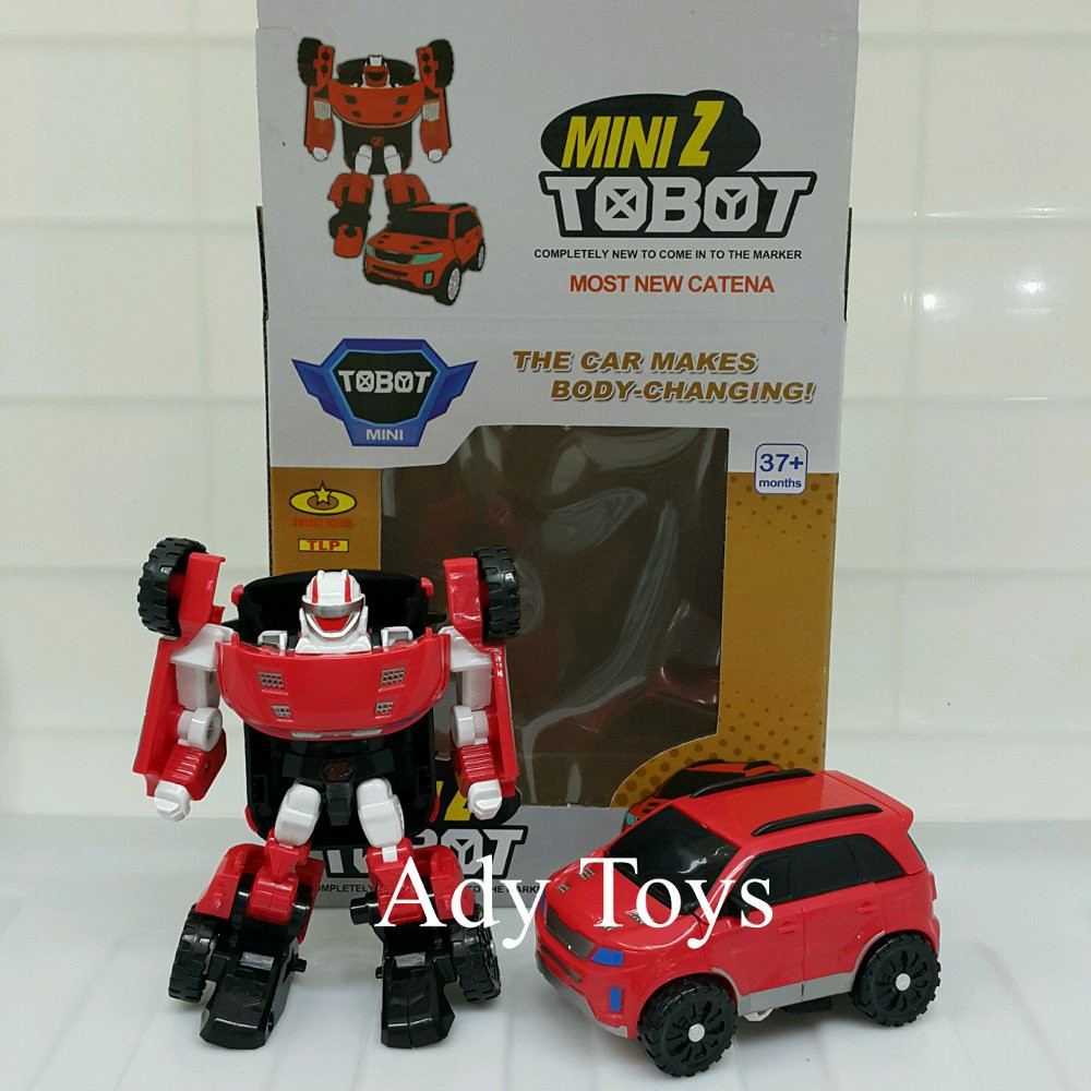 Mini Tobot Mainan Tobot  Transformers Jual Tobot Z Merah
