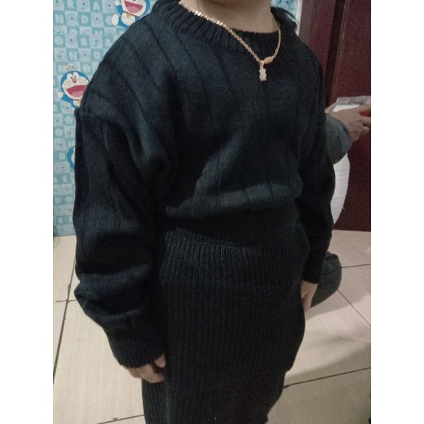 sweater rajut anak chika/atasan baju rajut anak unisex/outwear ank laki'' dan perempuan 2-7thn